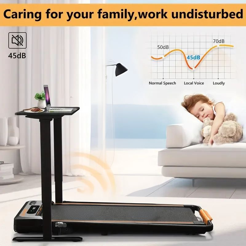 “EasyTreadmill™ – Compact Under-Desk Walking Pad for Home Office