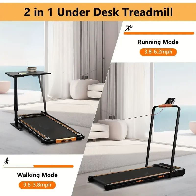 “EasyTreadmill™ – Compact Under-Desk Walking Pad for Home Office